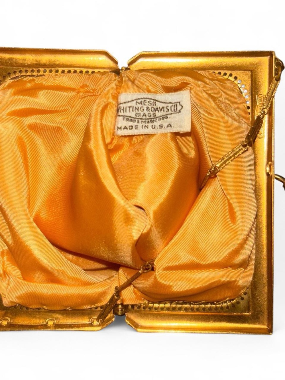 Mesh Whiting & Davis
vintage gold metal mesh evening bag - Picture 4 of 4